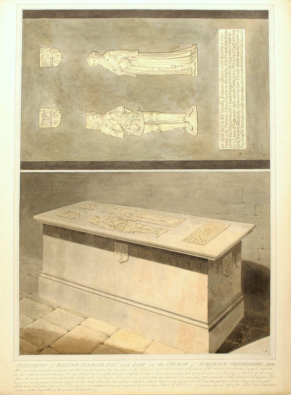 The Fermor chest tomb in the south chapel of St James's