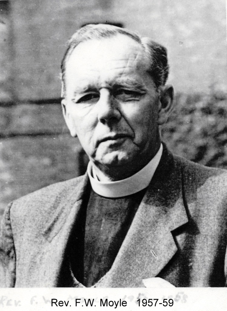 Revd T.W. Moyle, Rector 1957–59