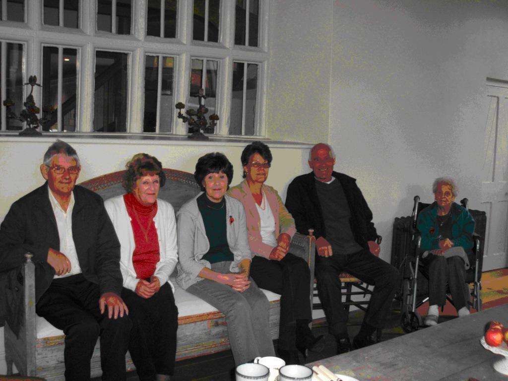 Former pupils of Somerton School reunited at the Old School House, 2009