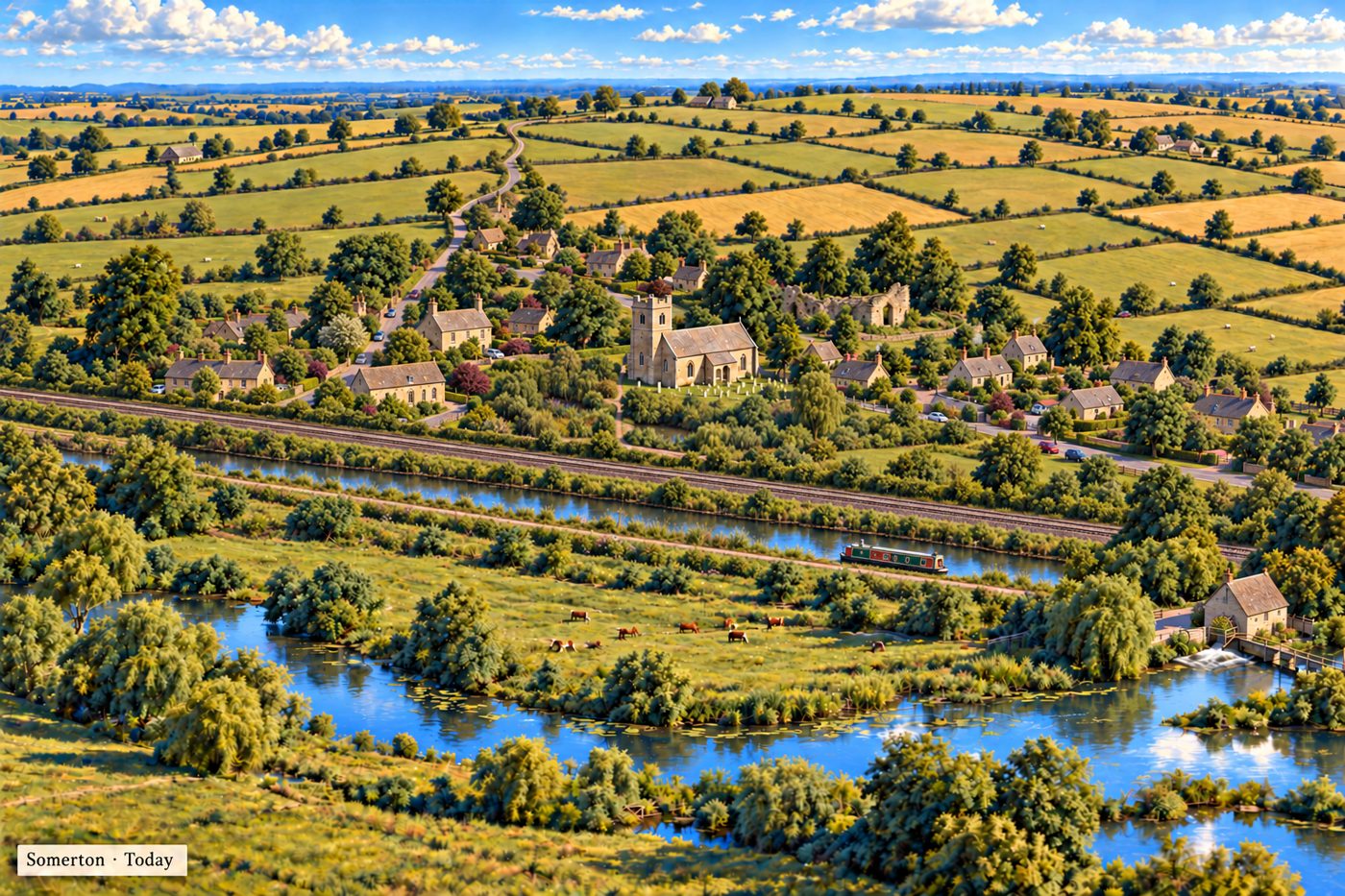 Artist's impression of Somerton Today